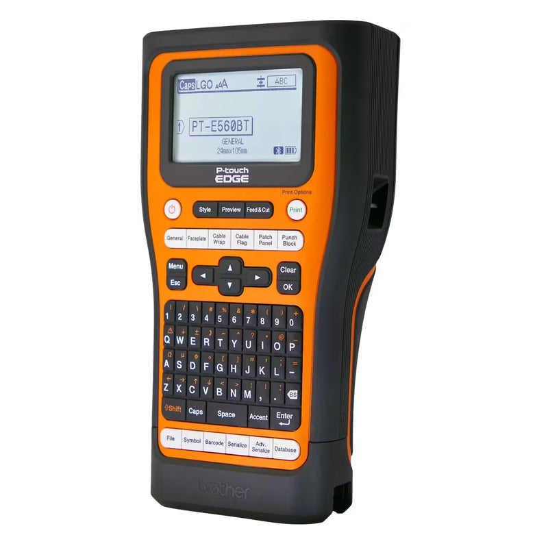 Brother P-touch EDGE (PT-E560BT) - Industrial Handheld Label Printer
